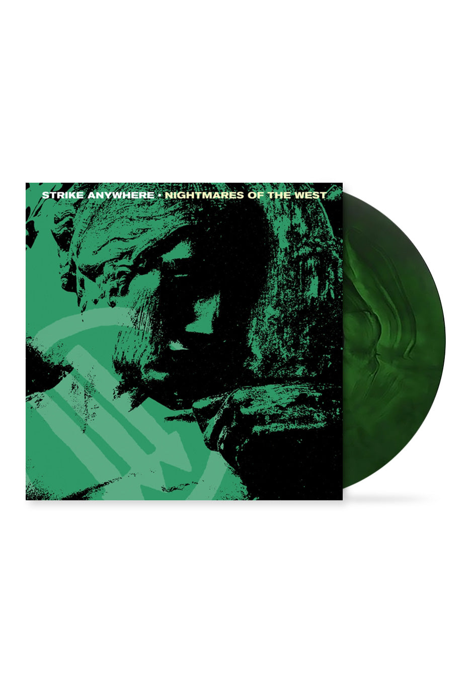 Strike Anywhere - Nightmares Of The West Swamp Green Doublemint Galaxy - Colored Vinyl | Neutral-Image