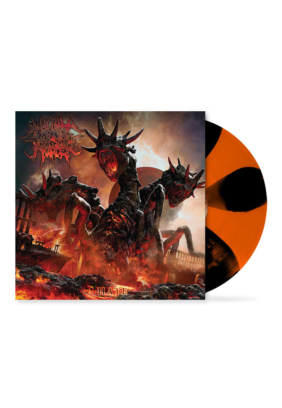 Thy Art Is Murder - Hate Orange & Black Pinwheel - Colored Vinyl | Neutral-Image
