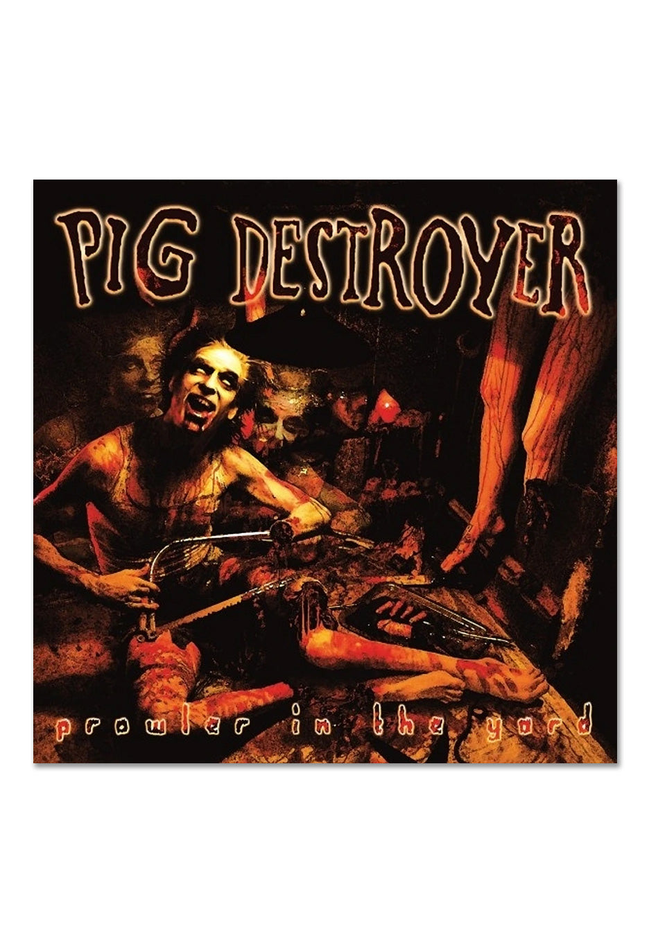 Pig Destroyer - Prowler In The Yard (Deluxe Reissue) Ltd. Oxblood/Black Ripple Effect - Colored Vinyl | Neutral-Image