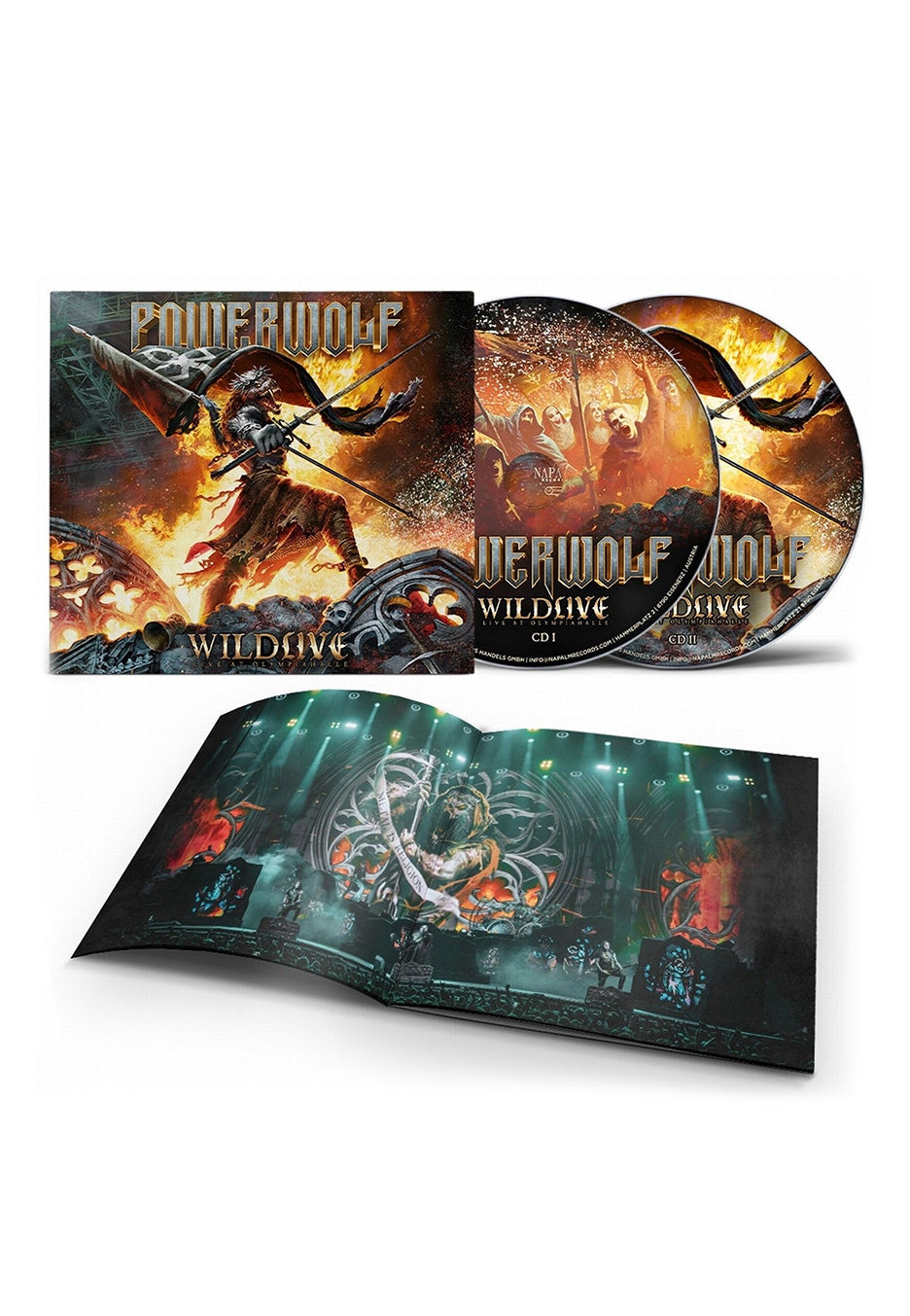 Powerwolf - Wildlive (Live At Olympiahalle) - Digipak 2 CD | Neutral-Image