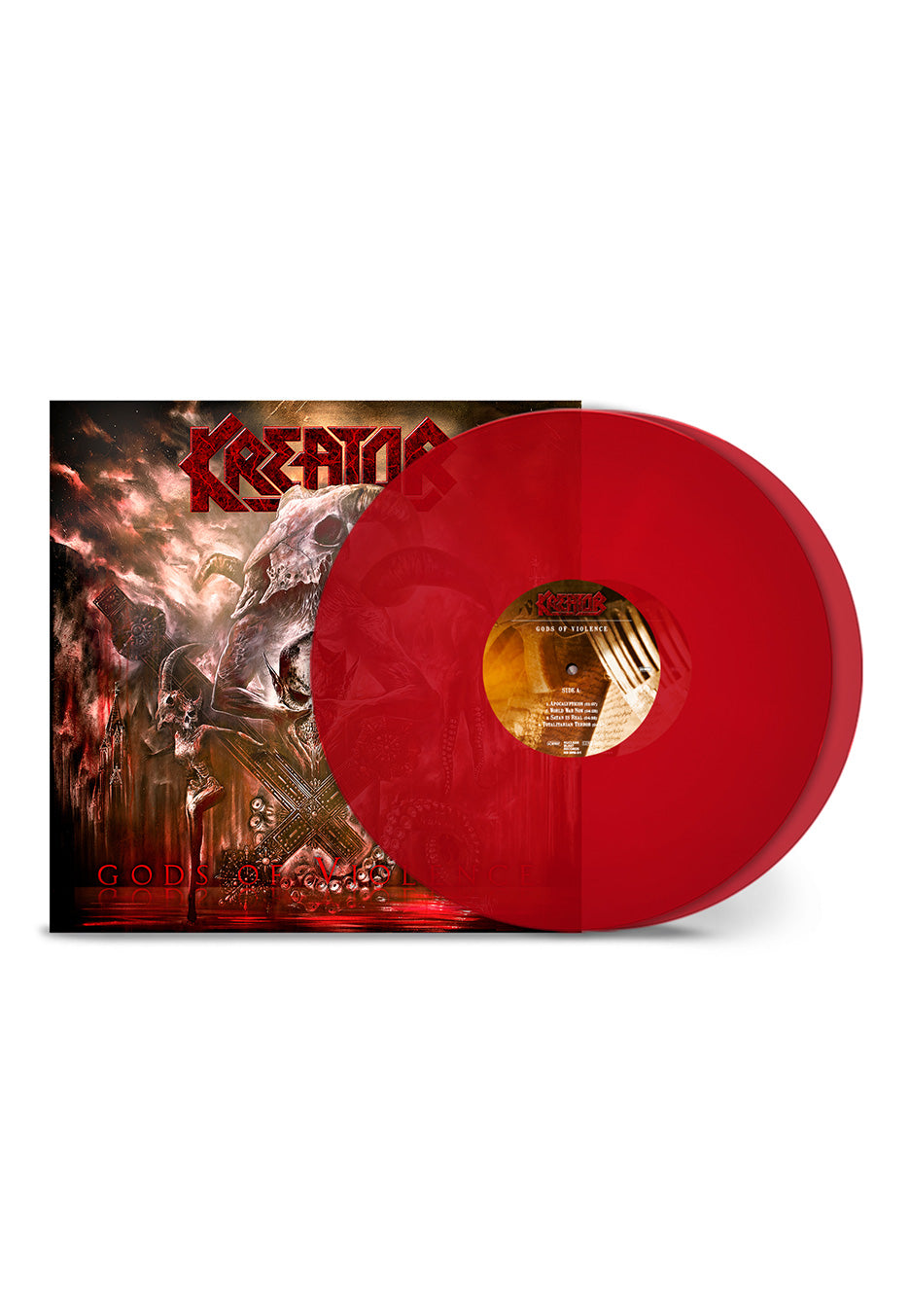 Kreator - Gods Of Violence Transparent Red - Colored 2 Vinyl | Neutral-Image