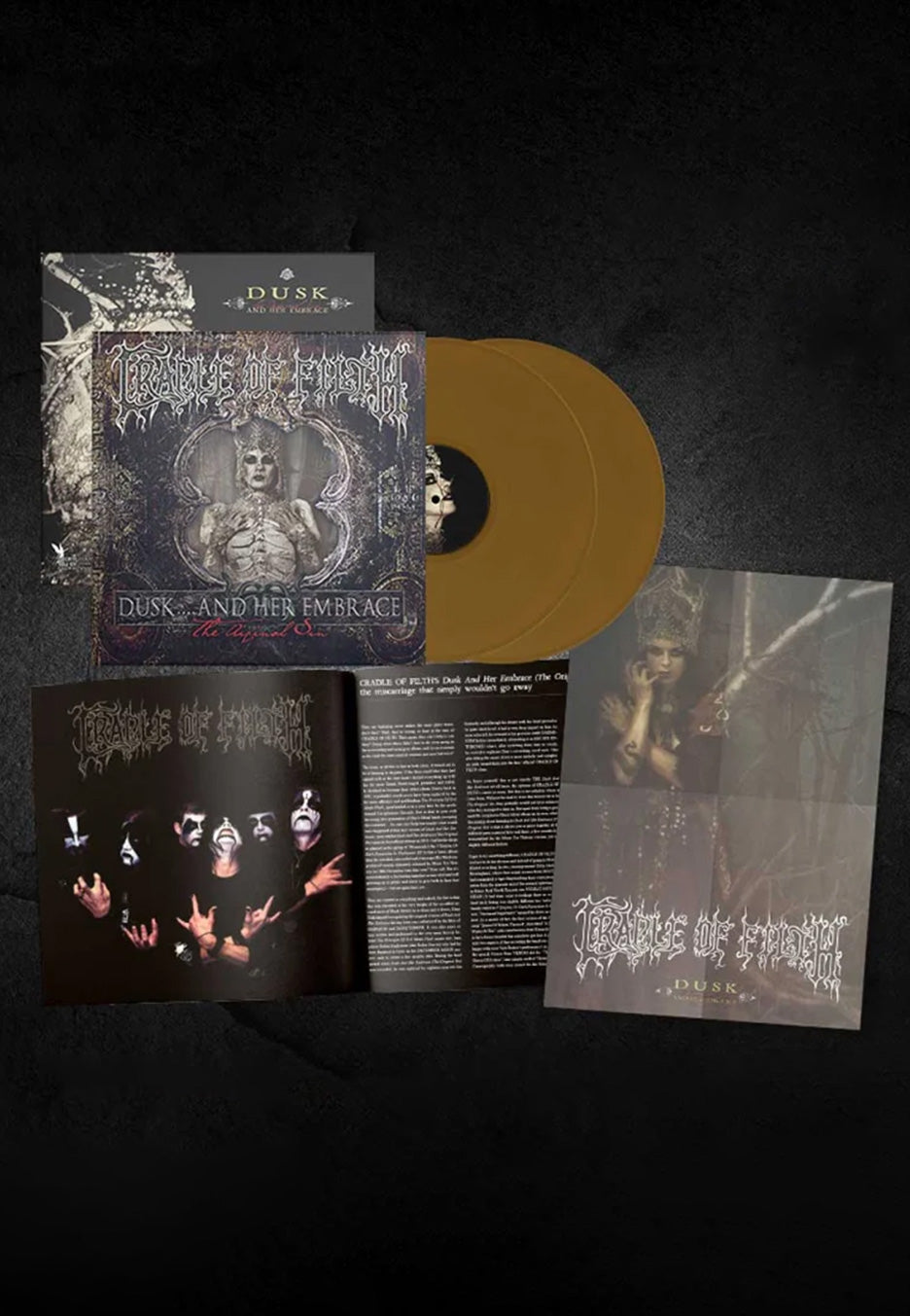 Cradle Of Filth - Dusk And Her Embrace Ltd. Gold - Colored 2 Vinyl | Neutral-Image