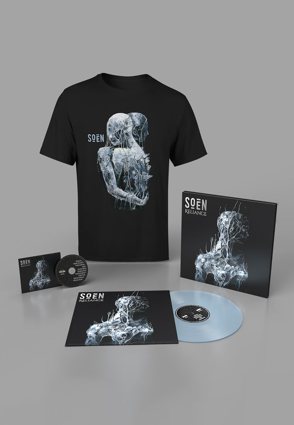 Soen - Reliance (GSA Exclusive) Ltd. Clear - Colored Vinyl + CD + T-Shirt M Boxset | Neutral-Image