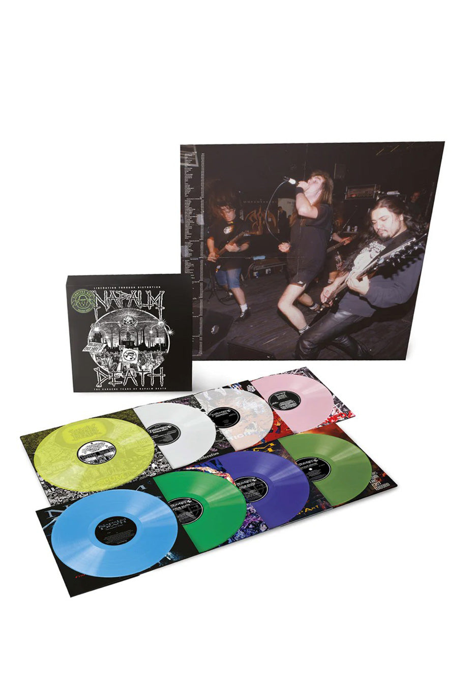 Napalm Death Liberation Through Distortion: The Earache Years Of Napalm Death 8 Vinyl Box