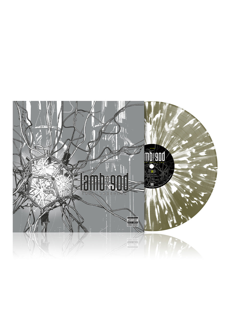 Lamb Of God - Into Oblivion Ltd. Transp. Olive Green-White - Splattered Vinyl | Neutral-Image