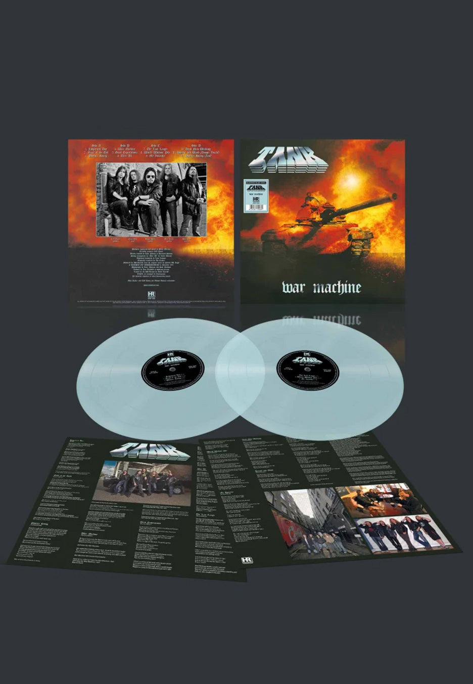 Tank - War Machine Ltd. Transparent Electric Blue - Colored 2 Vinyl | Neutral-Image