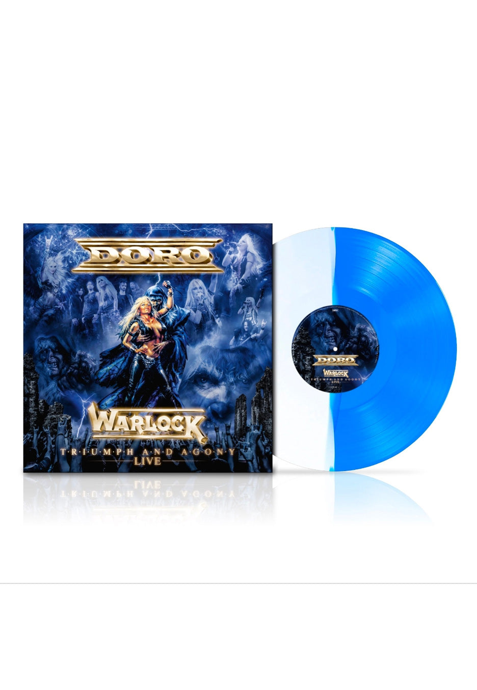 Doro - Warlock - Triumph And Agony Live Ltd. Blue/White Split - Colored Vinyl | Neutral-Image