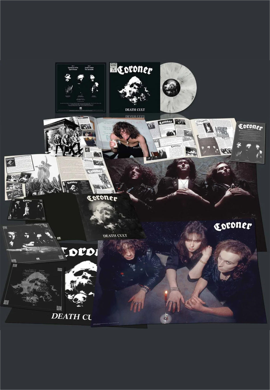 Coroner - Death Cult Ltd. White/Black - Marbled Vinyl | Neutral-Image