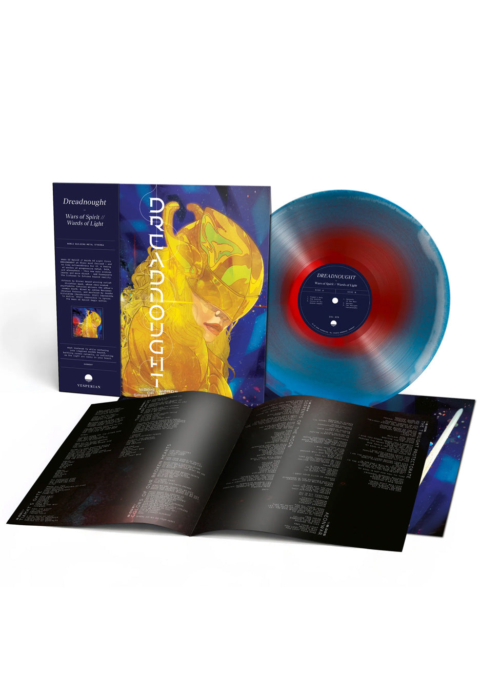 Dreadnought - Wars of Spirit // Wards of Light Ltd. Blue/Crimson Tri-Color Nebula - Colored Vinyl | Neutral-Image