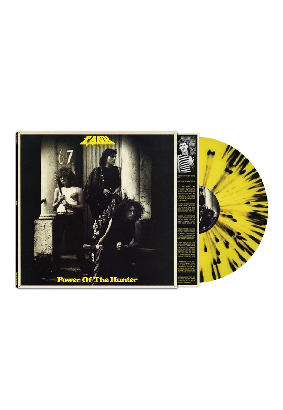 Tank - Power Of The Hunter Ltd. Yellow w/ Black - Splattered Vinyl | Neutral-Image