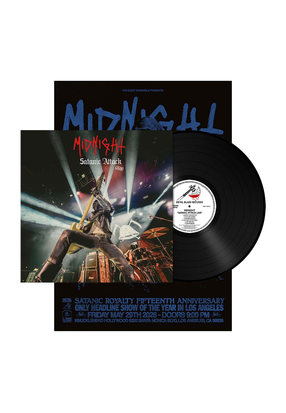 Midnight Satanic Attack Live! Vinyl