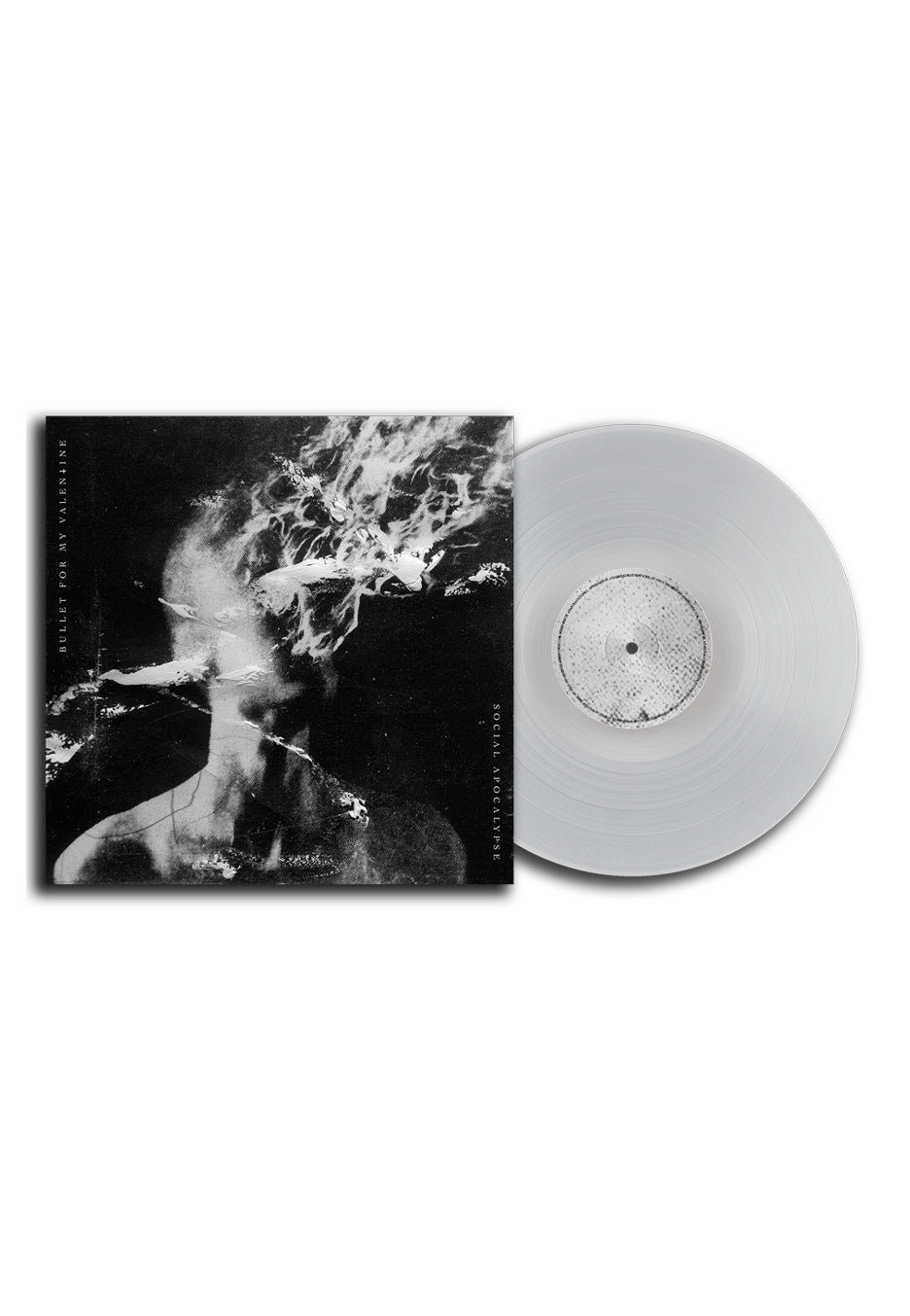 Bullet For My Valentine Social Apocalypse Indie Exclusive Ltd. Crystal Clear Colored Vinyl