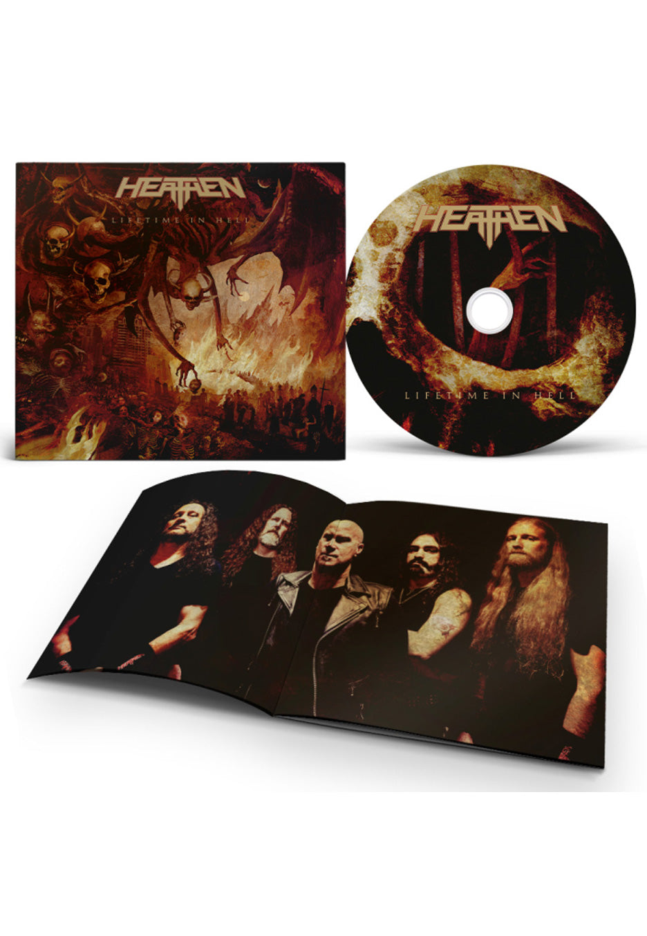 Heathen Lifetime In Hell Digipak CD