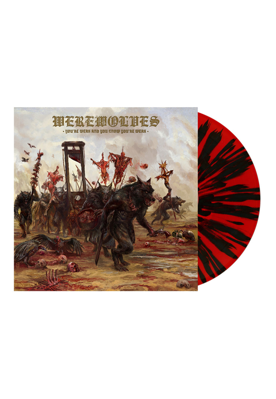 Werewolves You're Weak And You Know You're Weak Splattered Vinyl