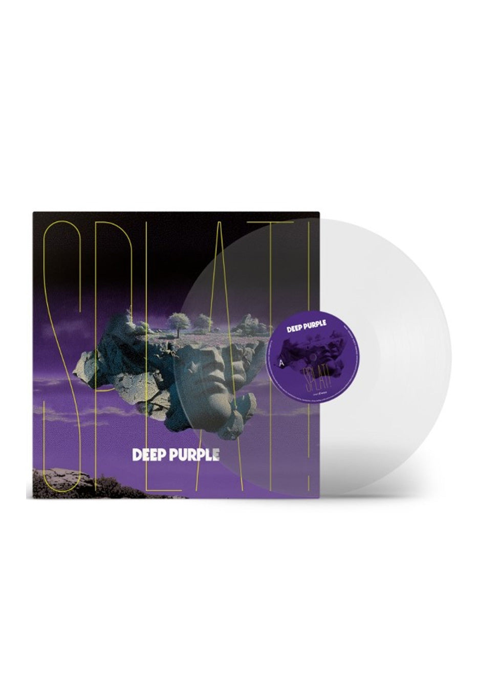 Deep Purple Splat! Ltd. Crystal Clear Colored Vinyl