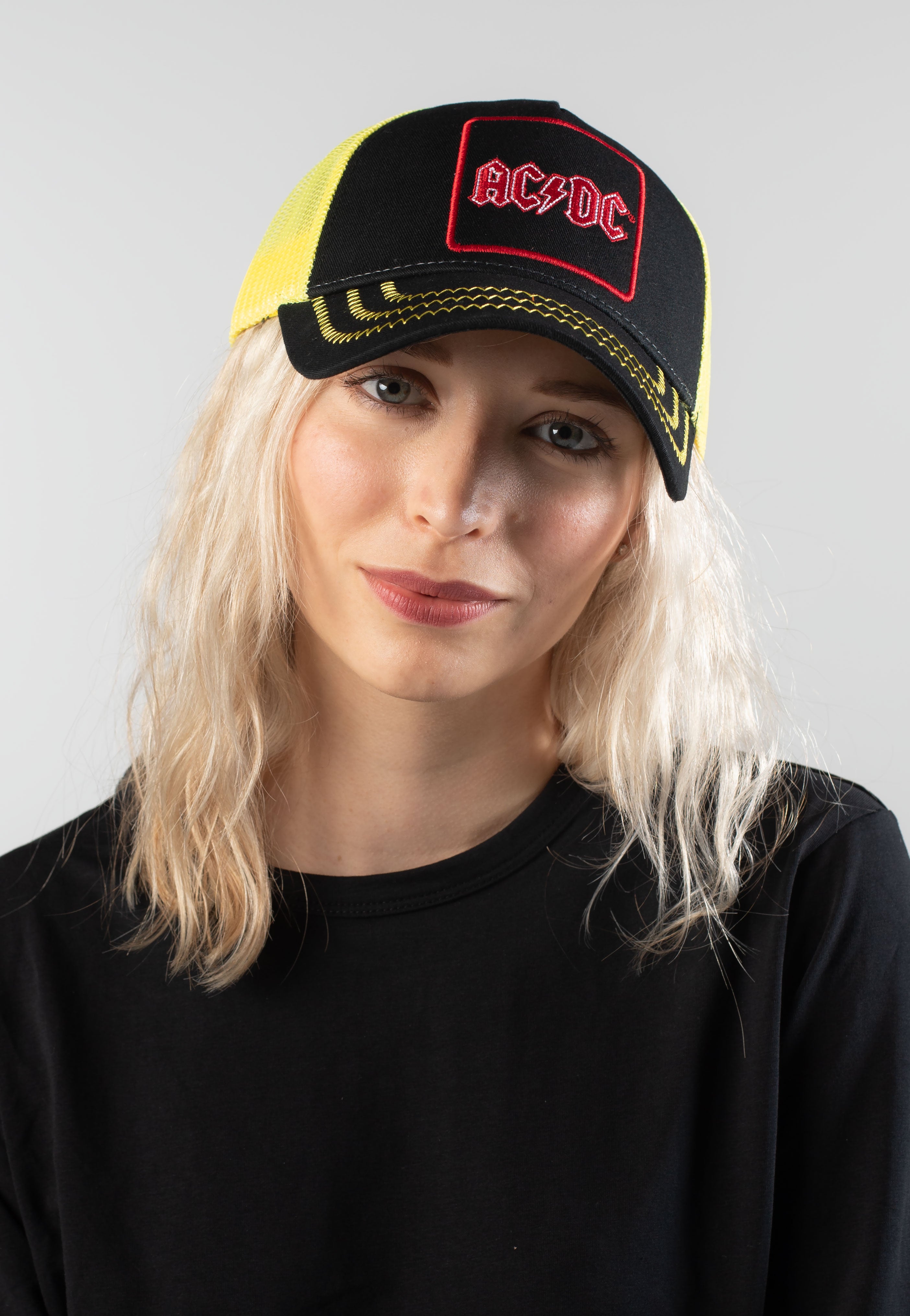 AC/DC - Logo Black Yellow - Cap | Neutral-Image