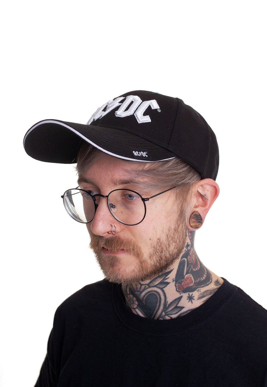 AC/DC - White Logo - Cap | Neutral-Image