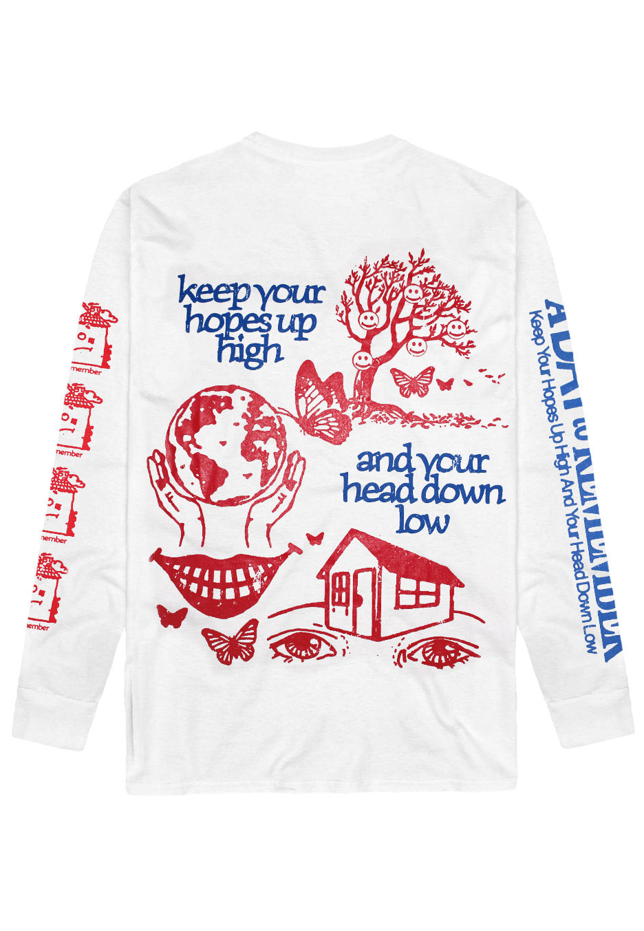 A Day To Remember - All I Want Faded White - Longsleeve | Neutral-Image