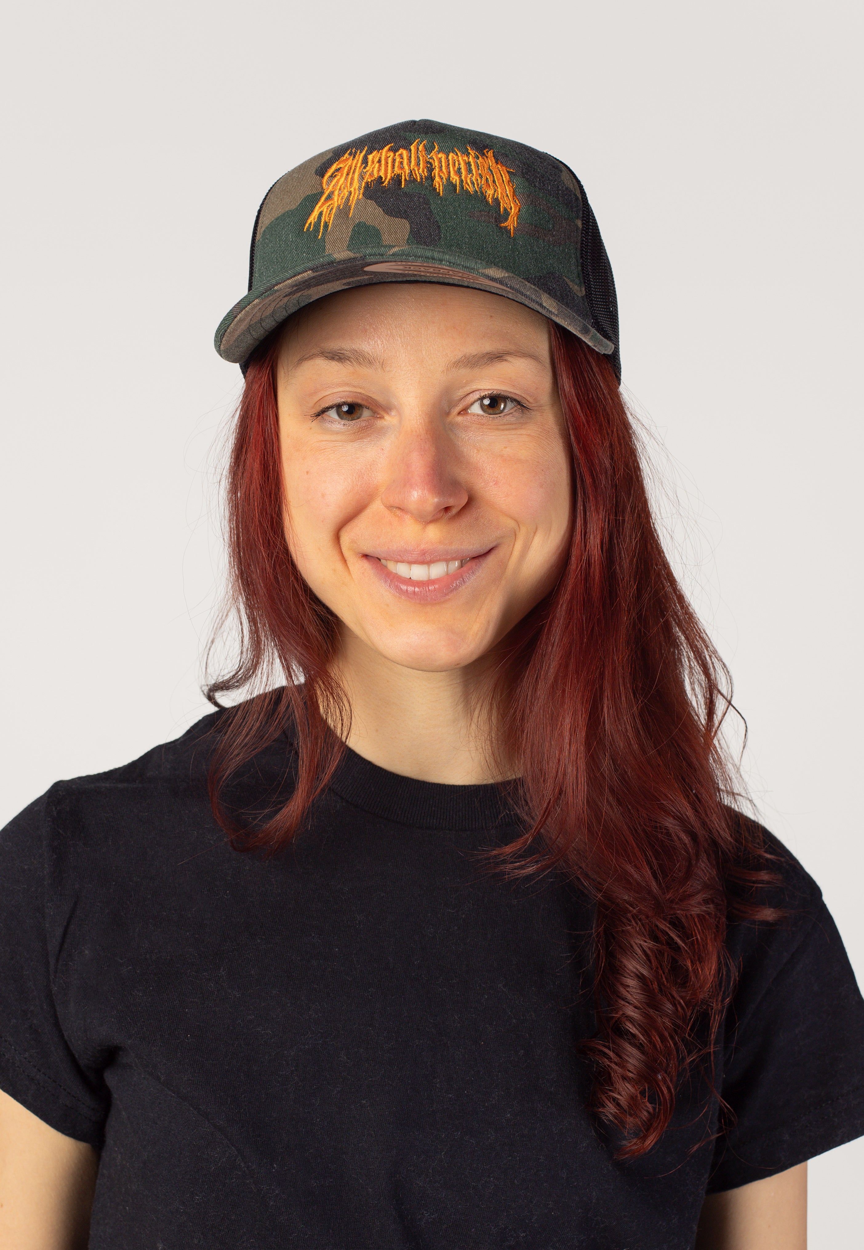 All Shall Perish - Orange Logo Trucker - Cap | Neutral-Image