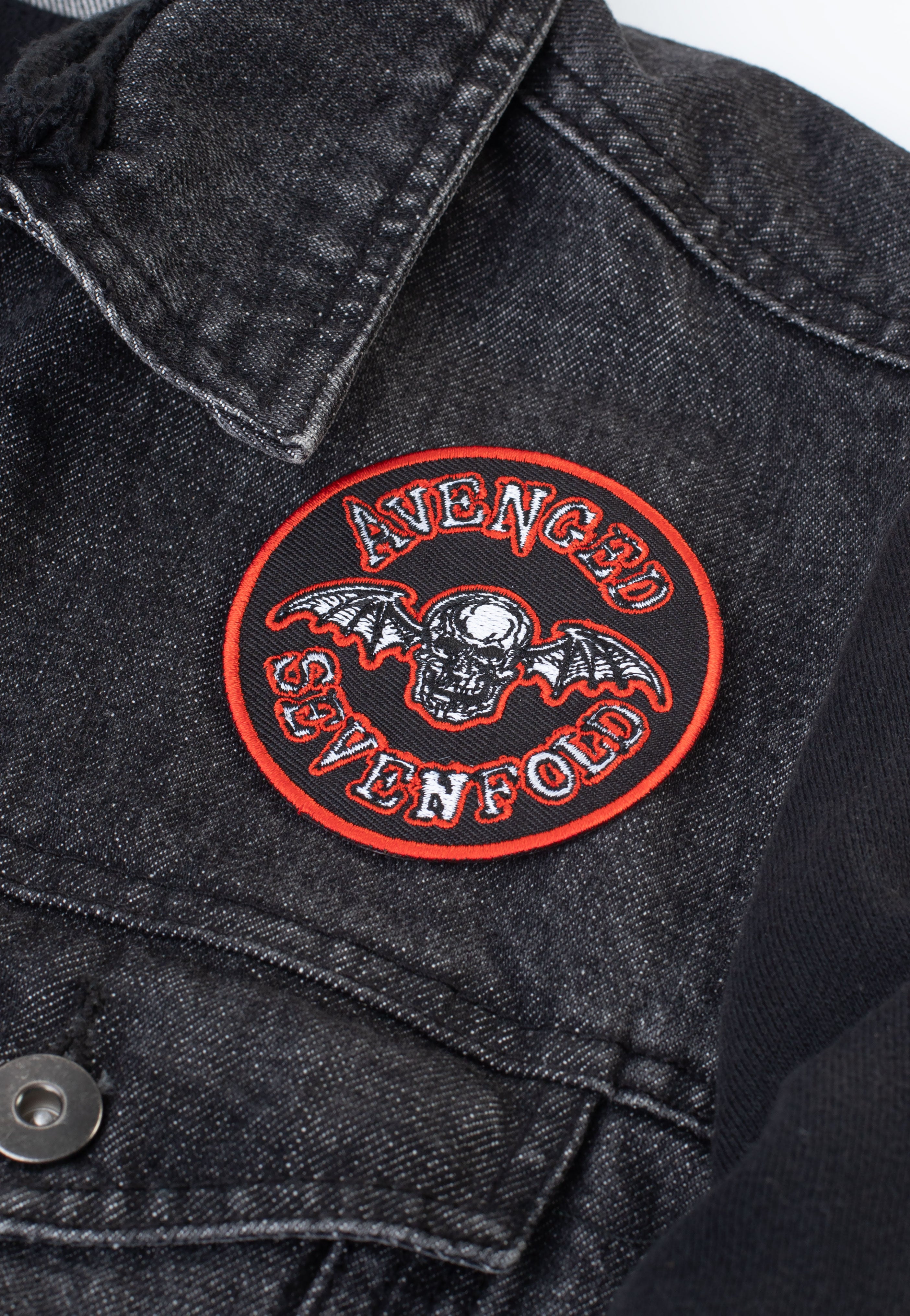 Avenged Sevenfold - Deathbat Orange Border - Patch | Neutral-Image