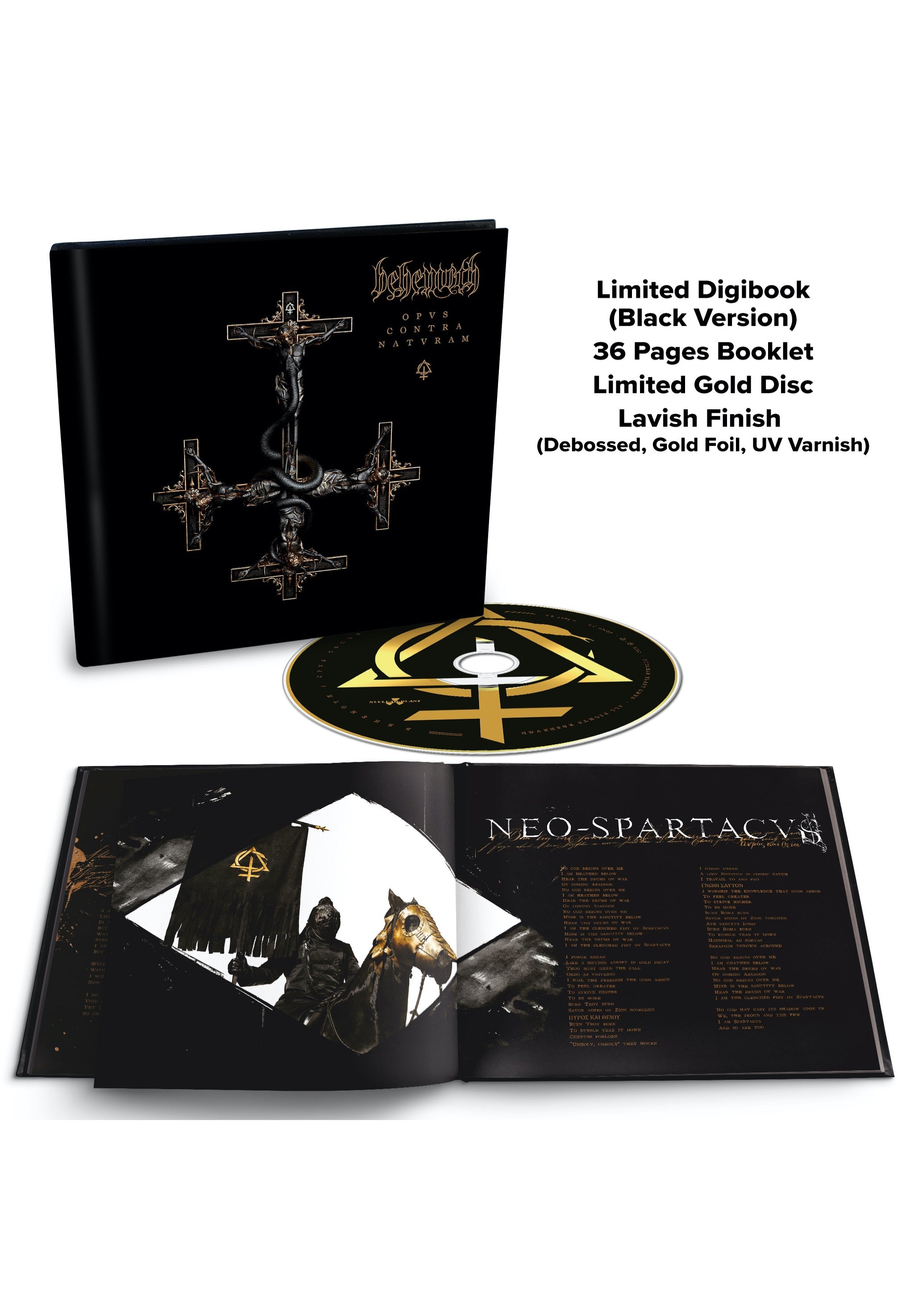 Behemoth Opvs Contra Natvram Ltd. Black Digipak CD