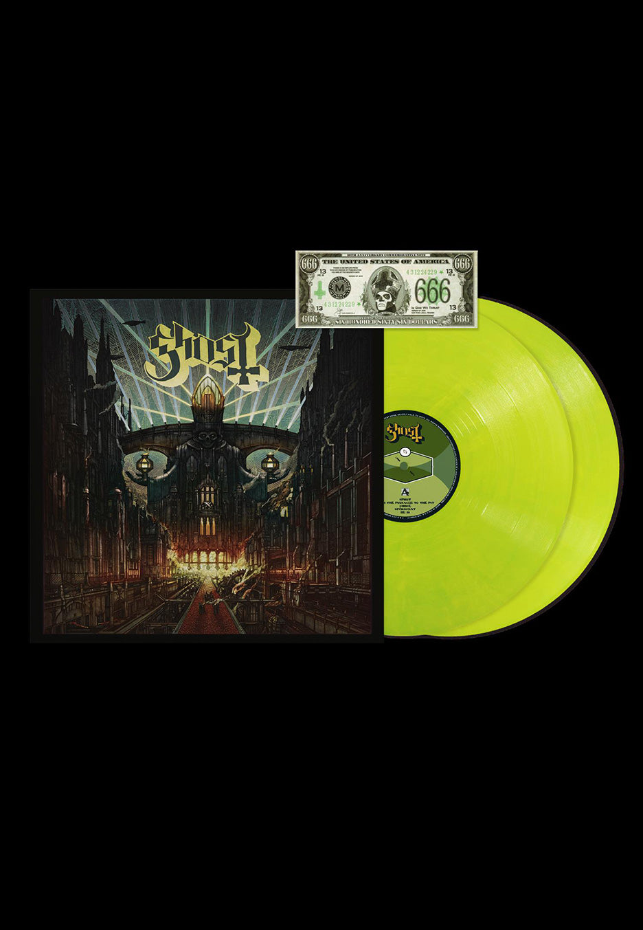 Ghost - Meliora Deluxe 10th Anniversary Surge Green Indie Exclusive - Colored Vinyl | Neutral-Image