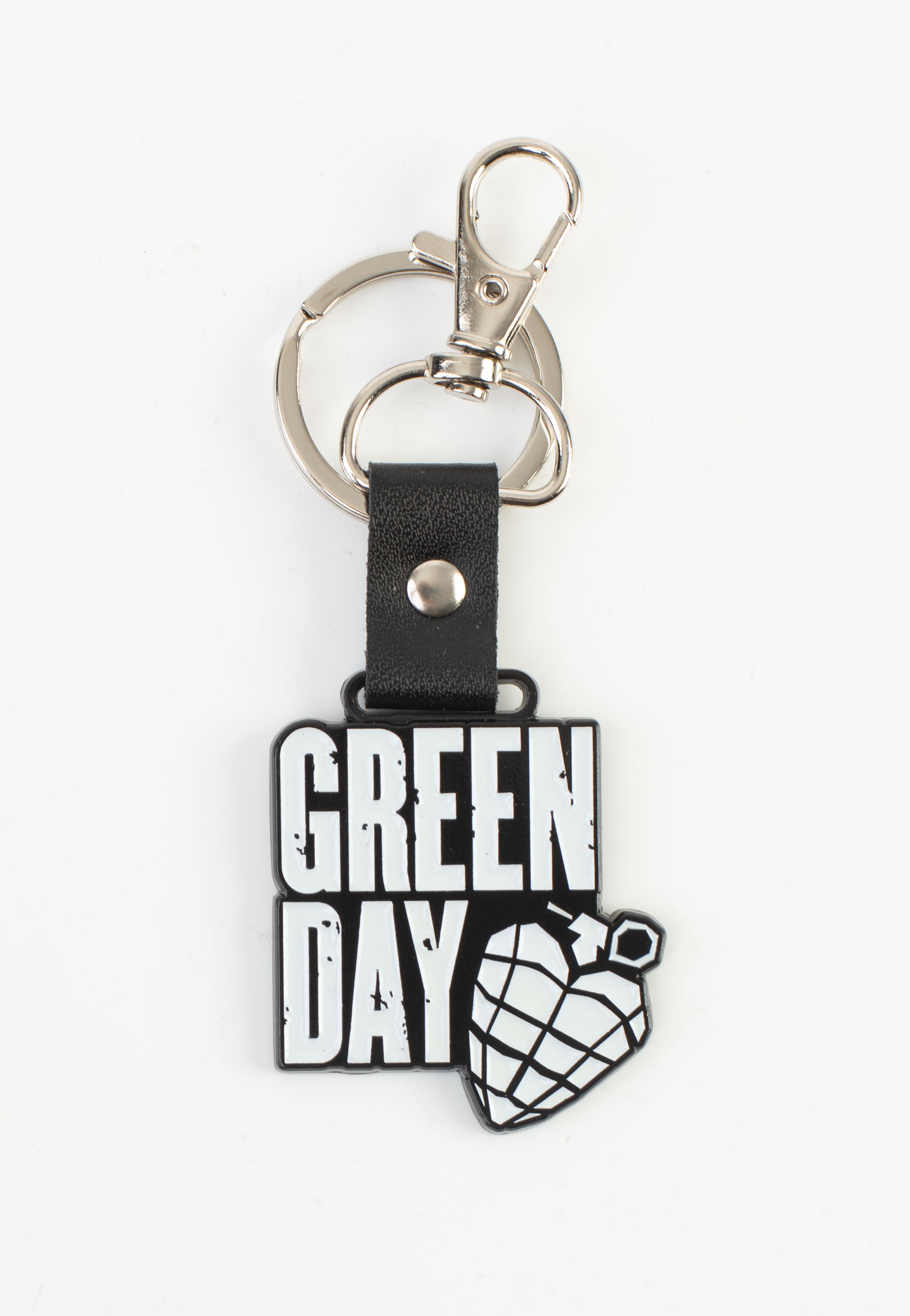 Green Day - Stacked Logo & Grenade Glow In The Dark - Keychain | Neutral-Image