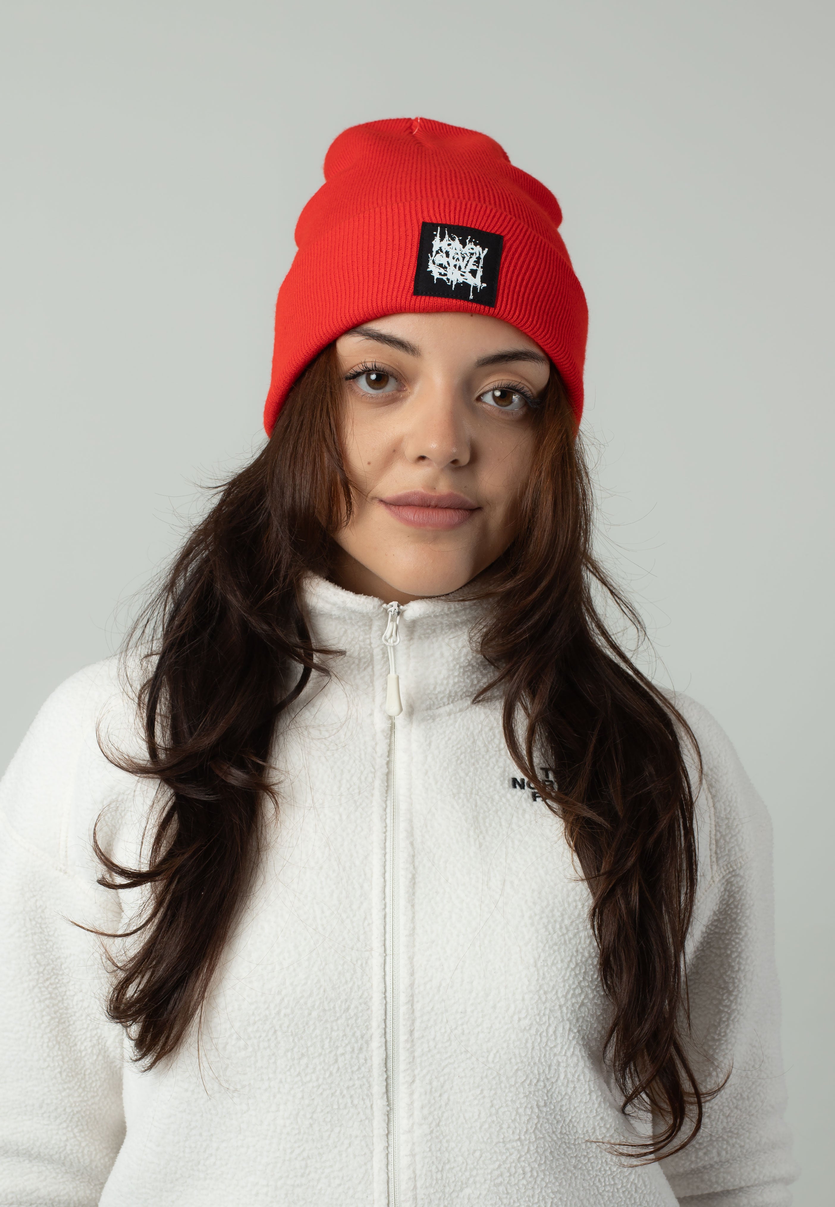 Heaven Shall Burn - Stacked Logo Red - Long Beanie | Neutral-Image