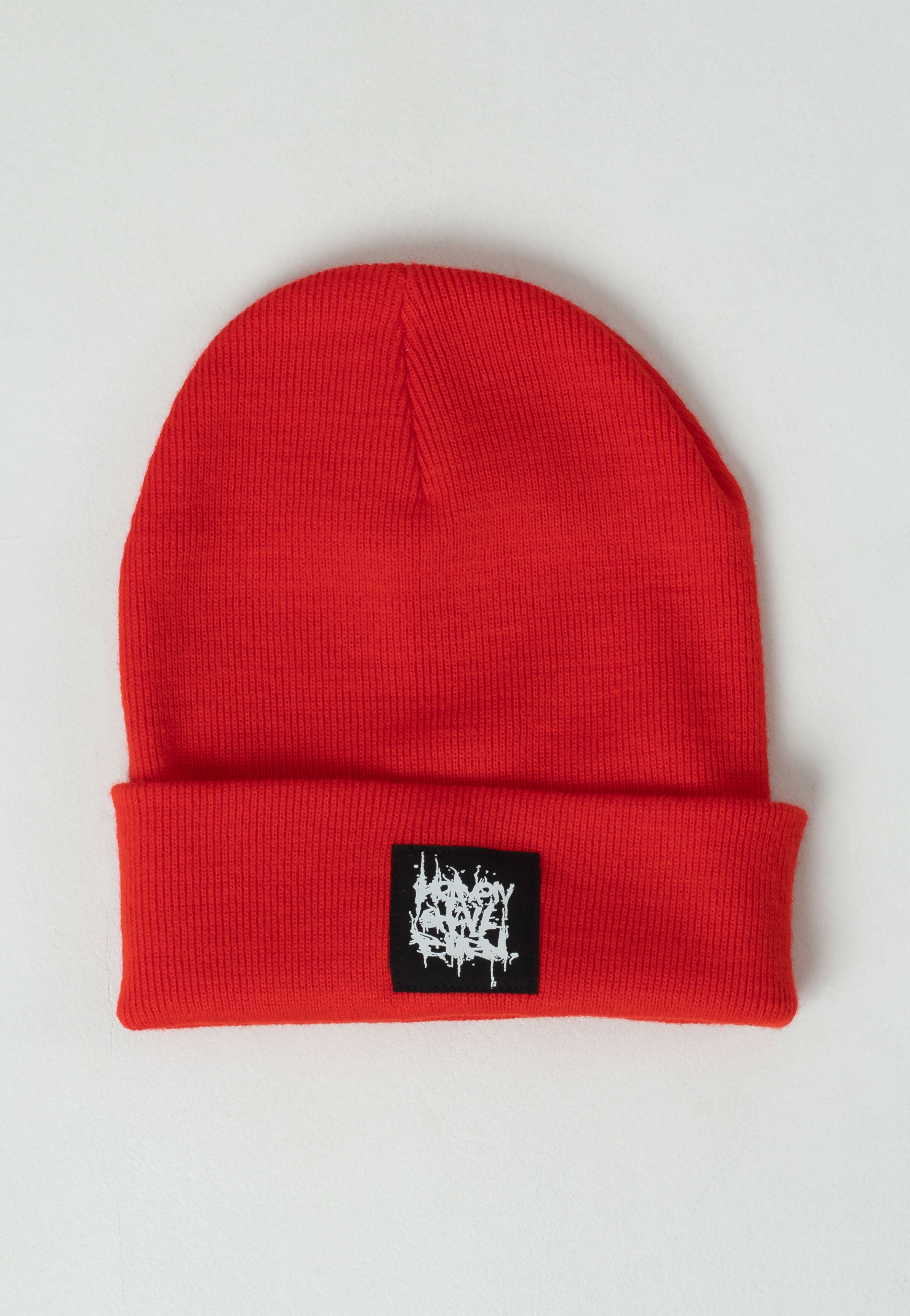 Heaven Shall Burn - Stacked Logo Red - Long Beanie | Neutral-Image