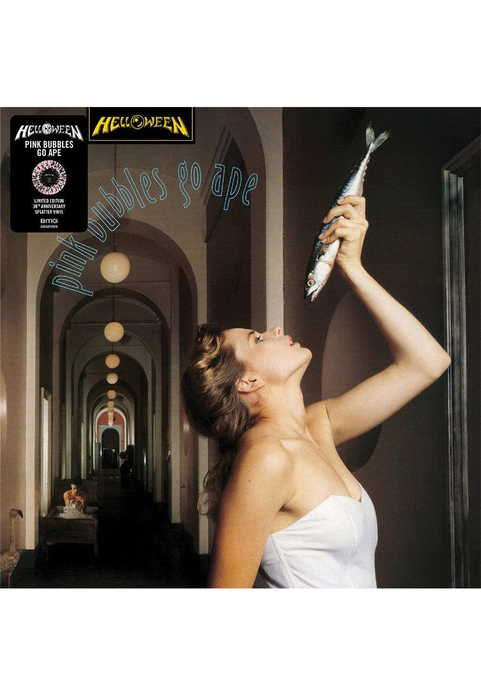 Helloween - Pink Bubbles Go Ape (30Th Anniversary) Pink/Black - Colored Vinyl | Neutral-Image