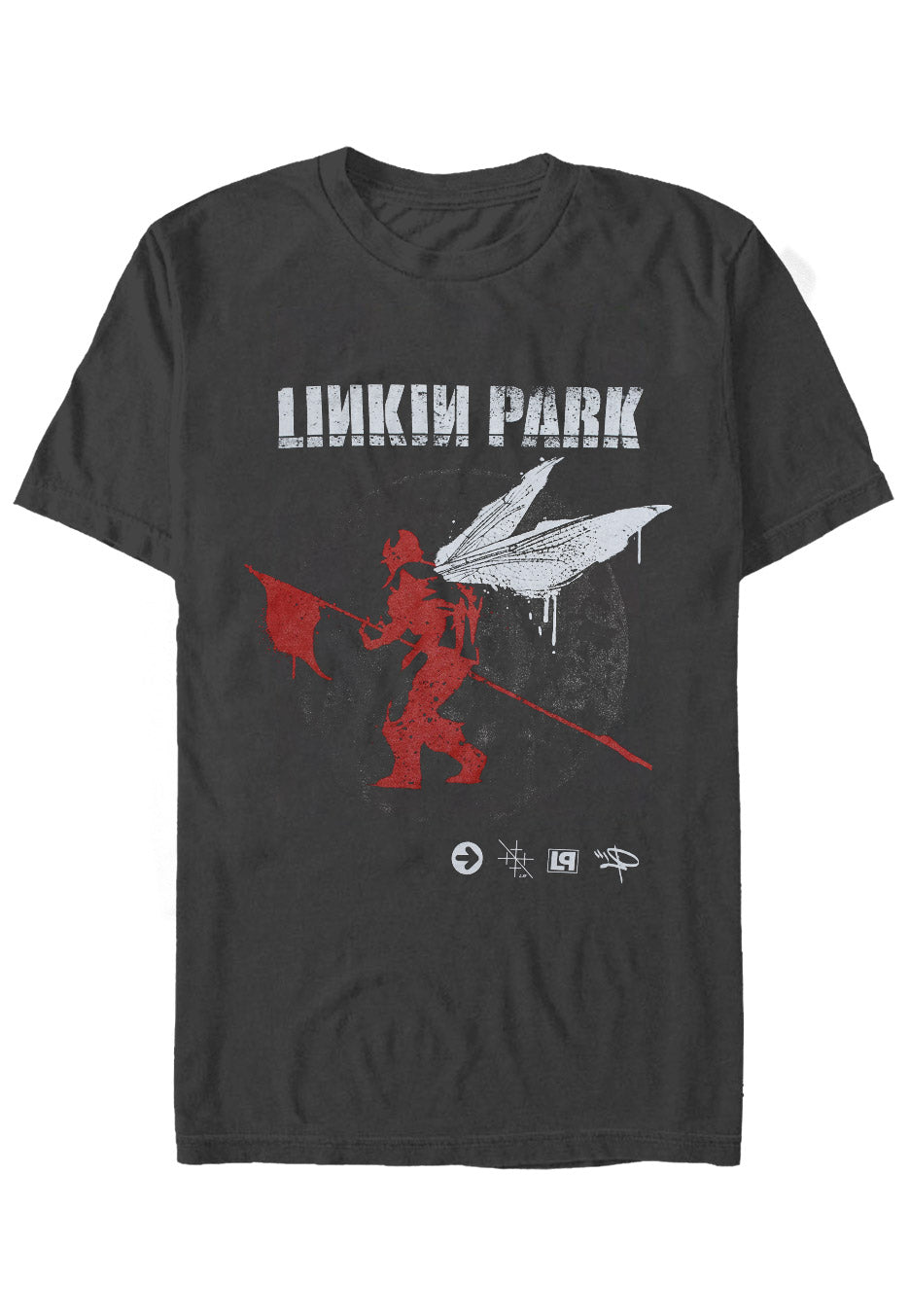 トップス LINKIN PARK HYBRID THEORY Band Tee XL Linkin Park - Hybrid Theory Charcoal - T-Shirt | Metal Hammer Shop