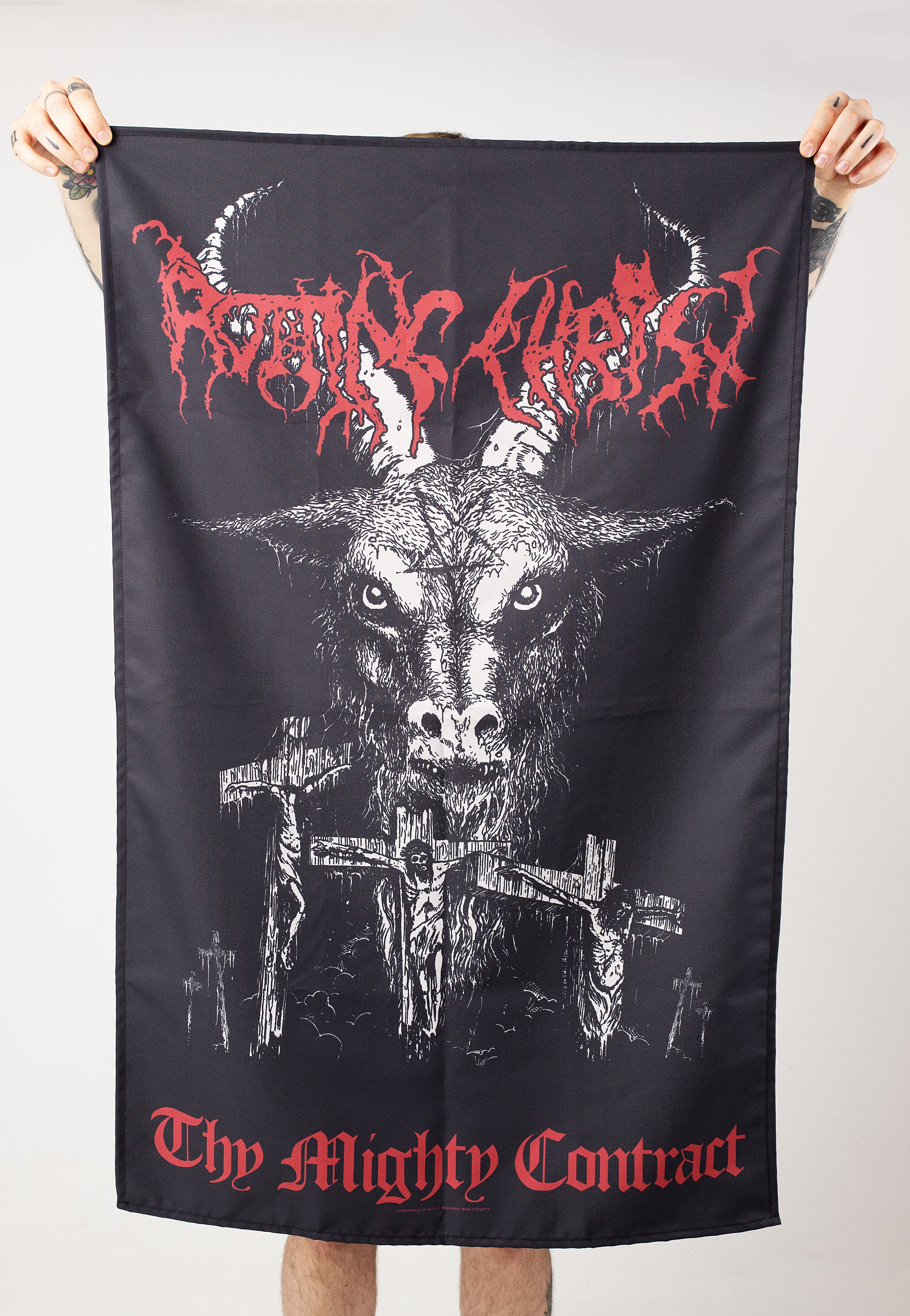 Rotting Christ - The Mighty Contract - Flag | Men-Image