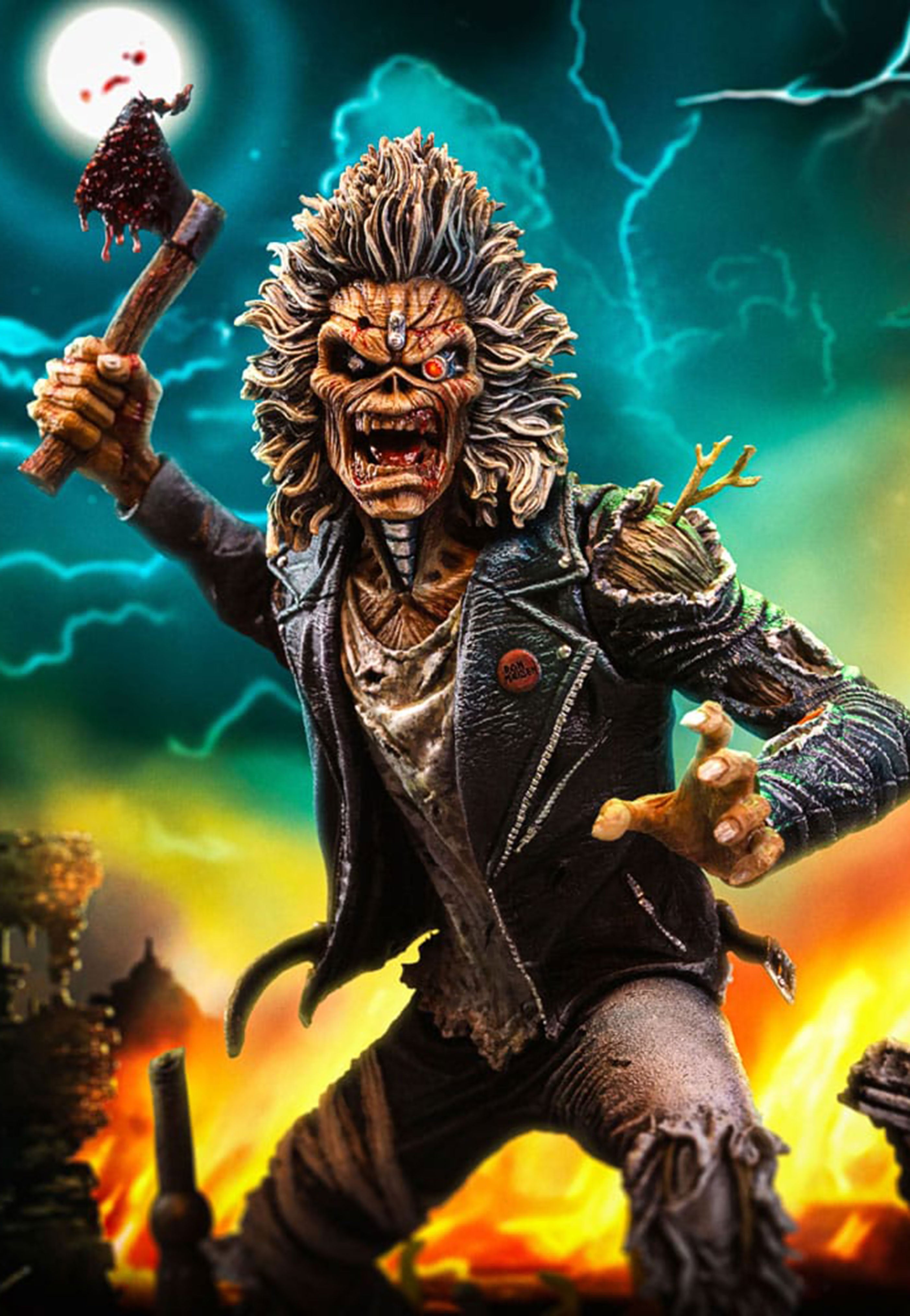 Iron Maiden - Eddie 50th Year Anniversary 1/10 - Statue | Neutral-Image