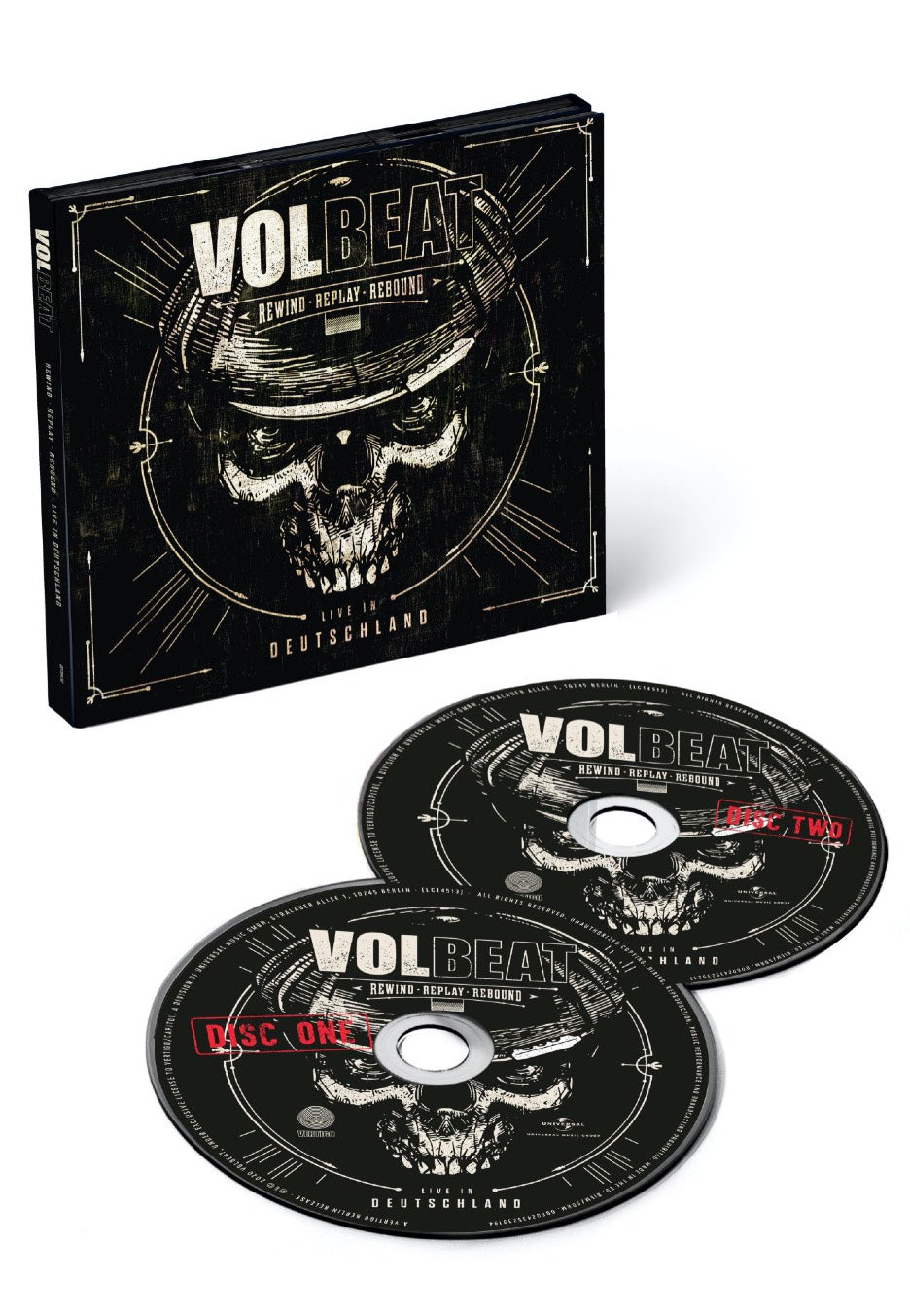 Volbeat - Rewind, Replay, Rebound; Live in Deutschland - Digipak 2 CD | Neutral-Image