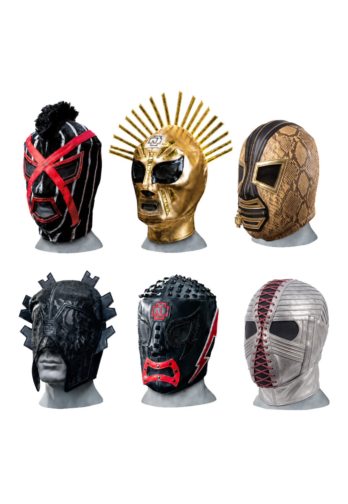 Rammstein Live In Mexico City Ltd. Lucha Libre Head & Mask Edition 2 CD + Blu Ray Boxset