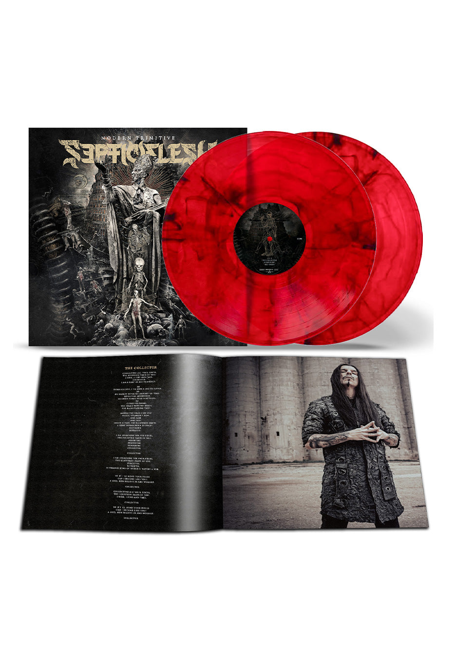 Septicflesh - Modern Primitive Ltd. Red/Black - Marbled 2 Vinyl | Neutral-Image