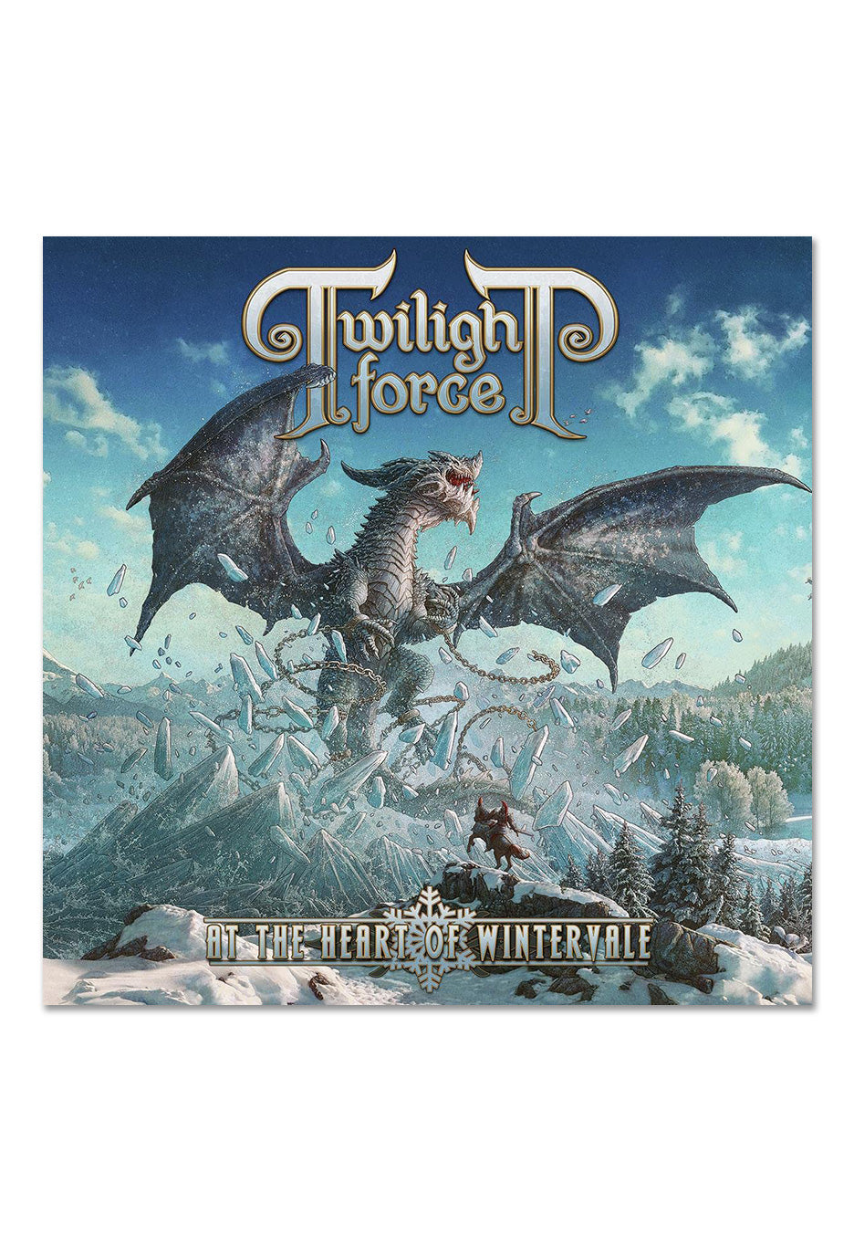 Twilight Force - At The Heart Of Wintervale Ltd. White/Blue - Splattered Vinyl | Neutral-Image