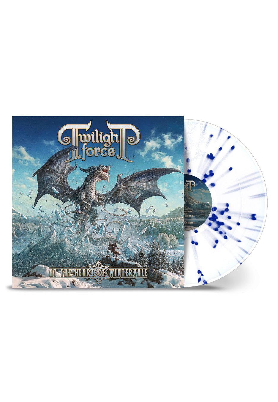 Twilight Force - At The Heart Of Wintervale Ltd. White/Blue - Splattered Vinyl | Neutral-Image