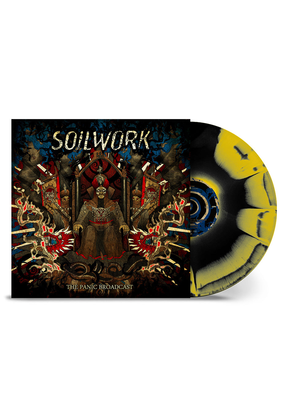 Soilwork - The Panic Broadcast Ltd. Yellow/Black Sunburst - Colored Vinyl | Neutral-Image