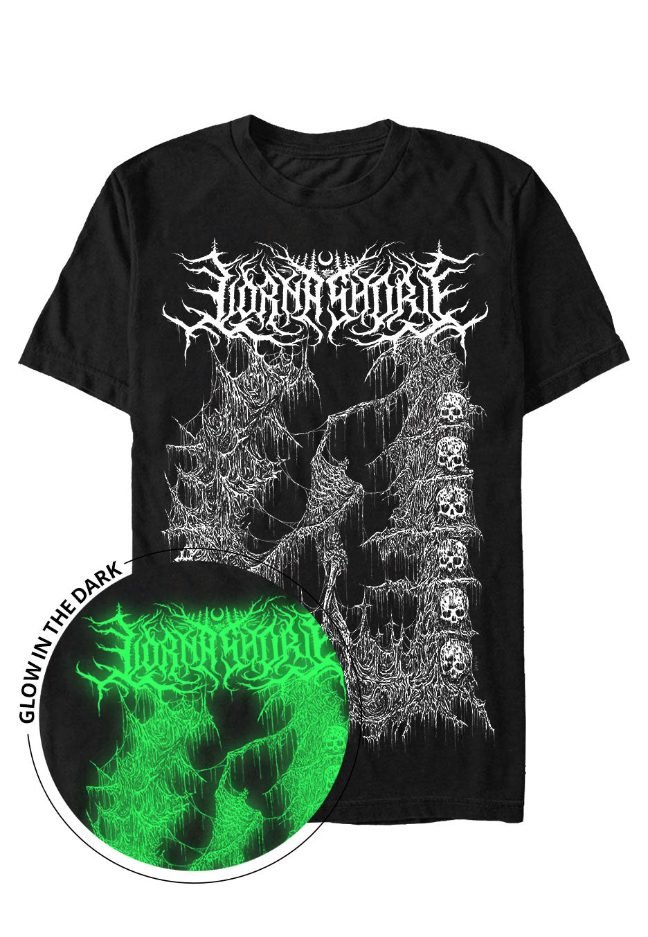 Lorna Shore - Pile Of Skulls Glow In The Dark - T-Shirt | Men-Image