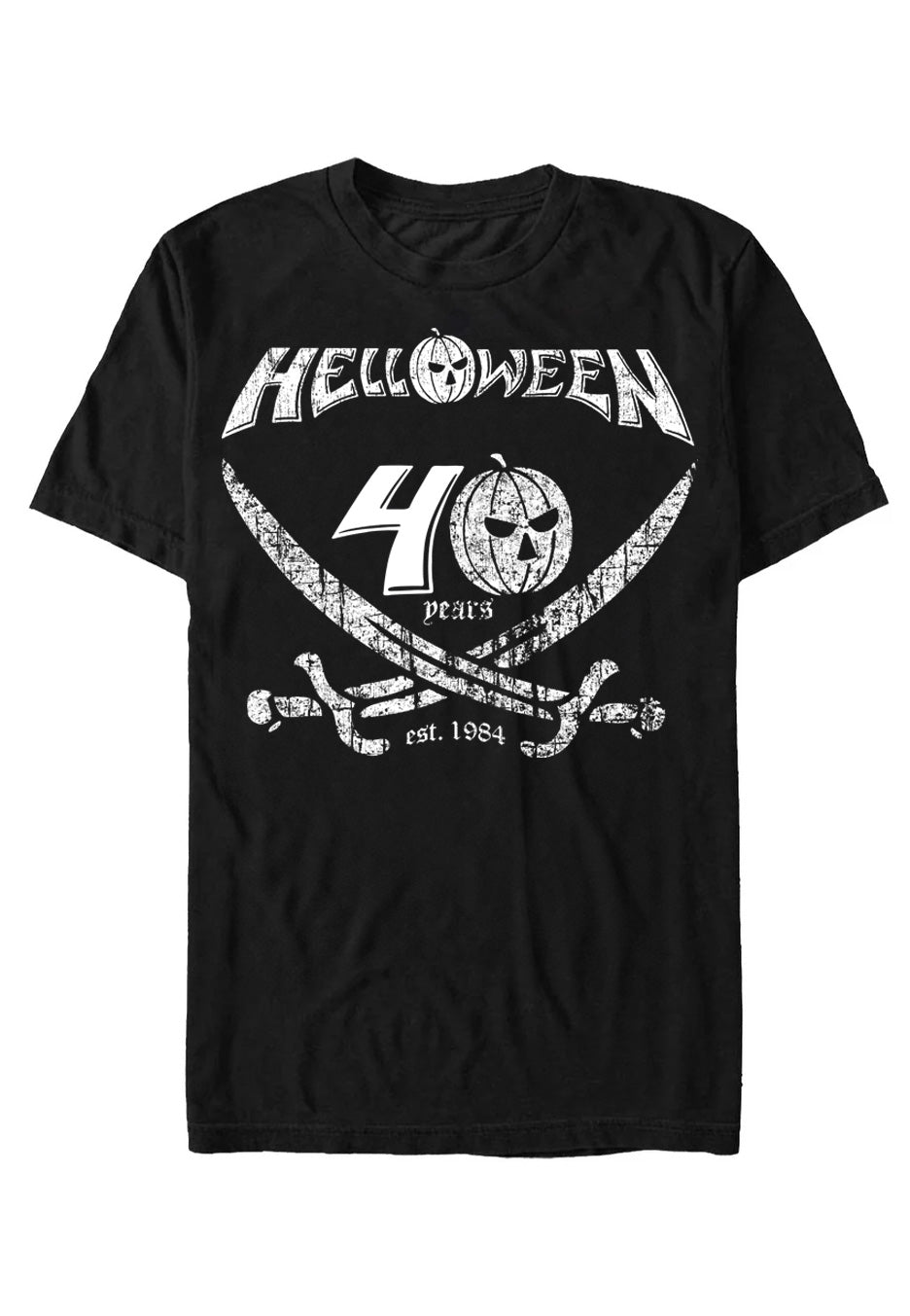 Helloween - Pumpkin Pirate 40 Years - T-Shirt  | Neutral-Image