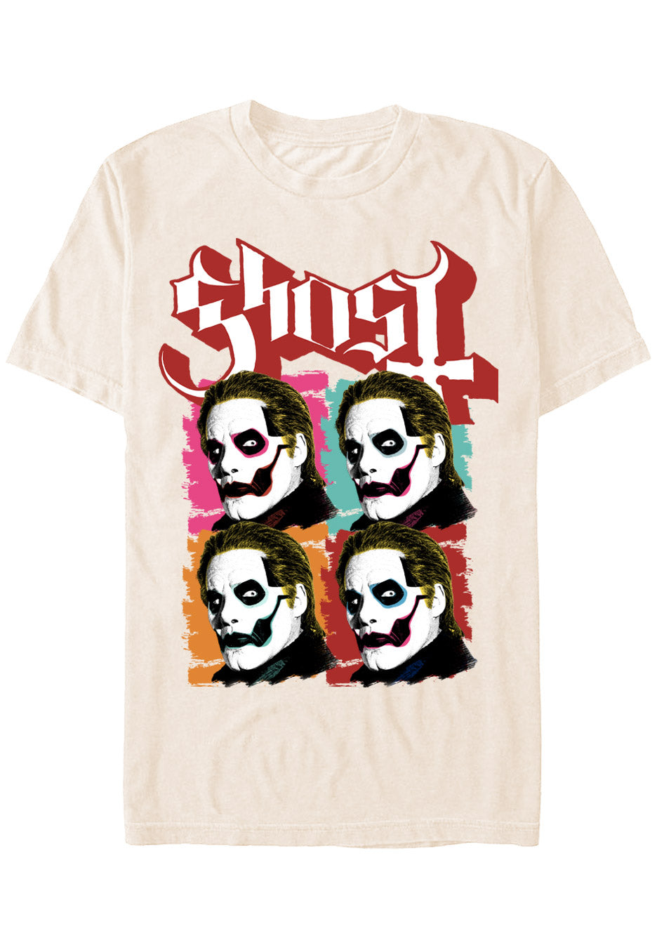 Ghost - Pop Art Papa Off White - T-Shirt | Neutral-Image