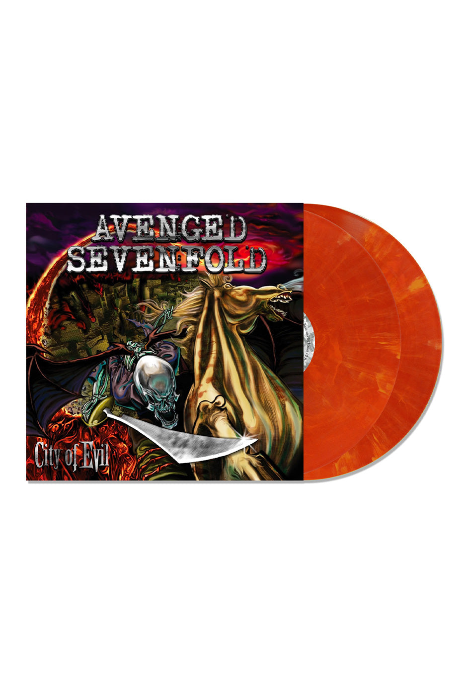 Avenged Sevenfold - City Of Evil 20th Anniversary Eruption Blend - Colored 2 Vinyl | Neutral-Image