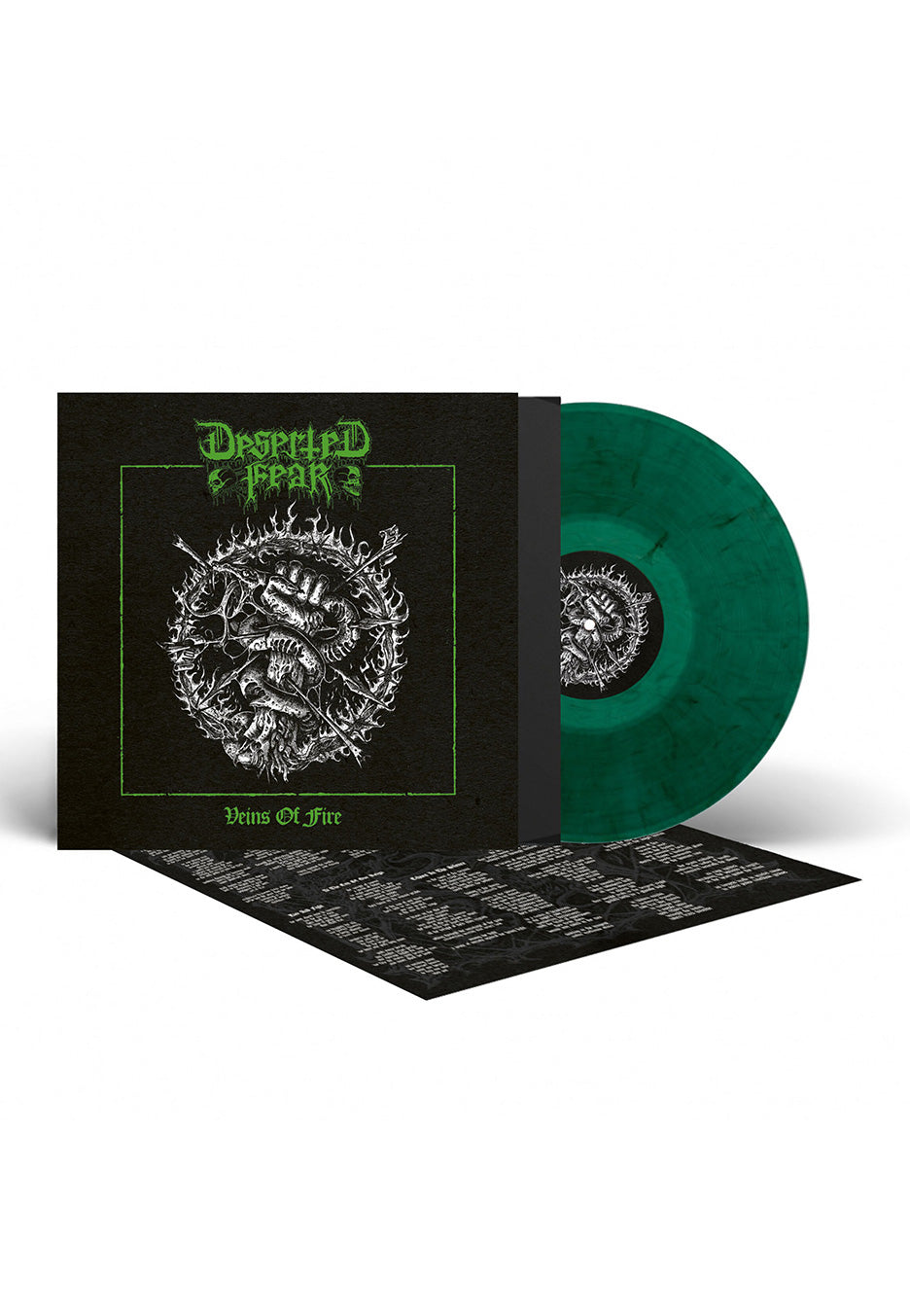 Deserted Fear - Veins Of Fire Ltd. Green - Marbled Vinyl | Neutral-Image