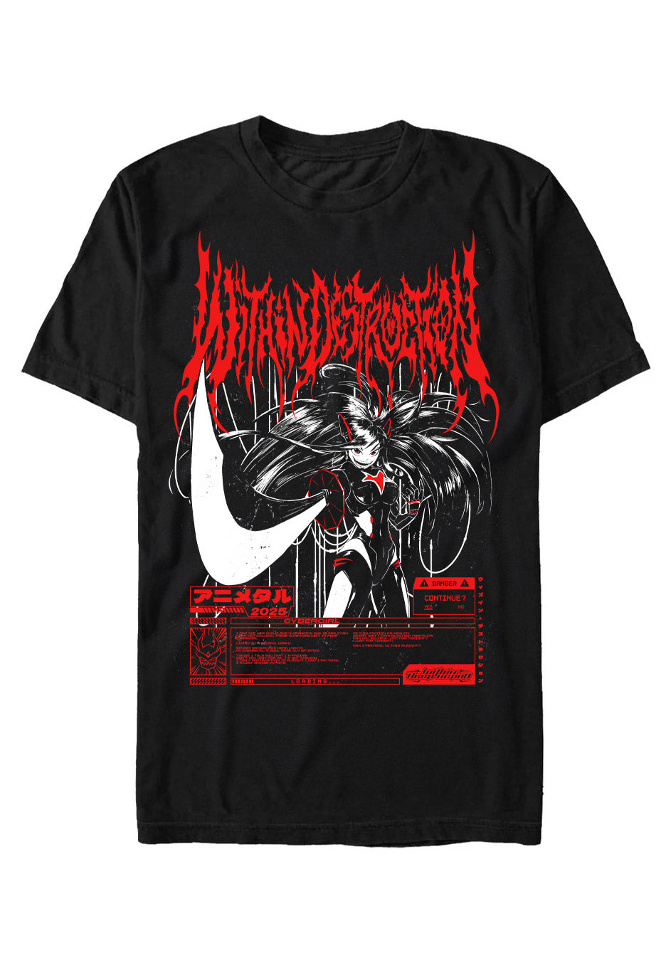 Within Destruction - Cybergirl - T-Shirt | Neutral-Image
