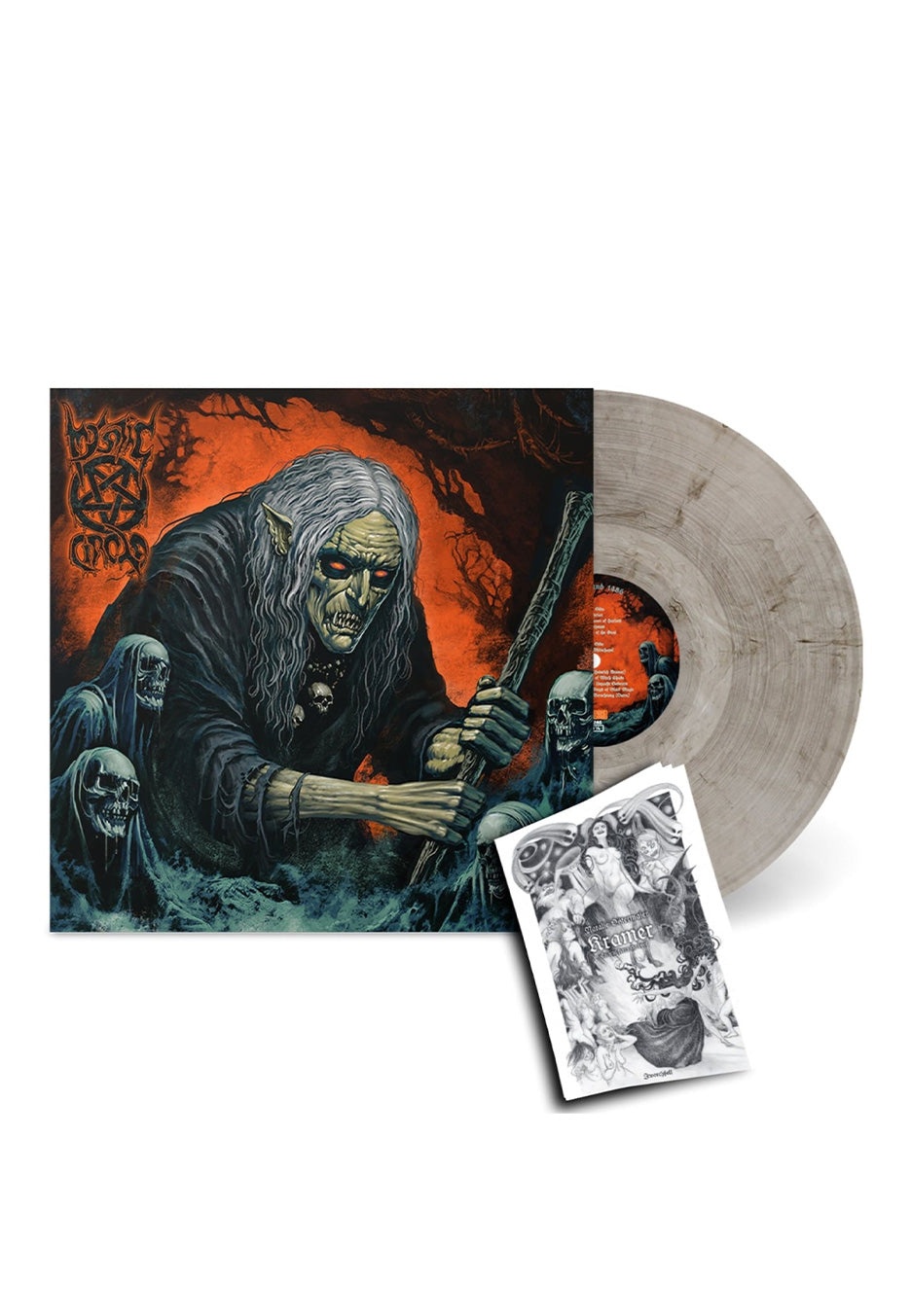 Mystic Circle - Hexenbrand 1486 Ltd. Grey Marbled - Colored Vinyl + Comic | Neutral-Image