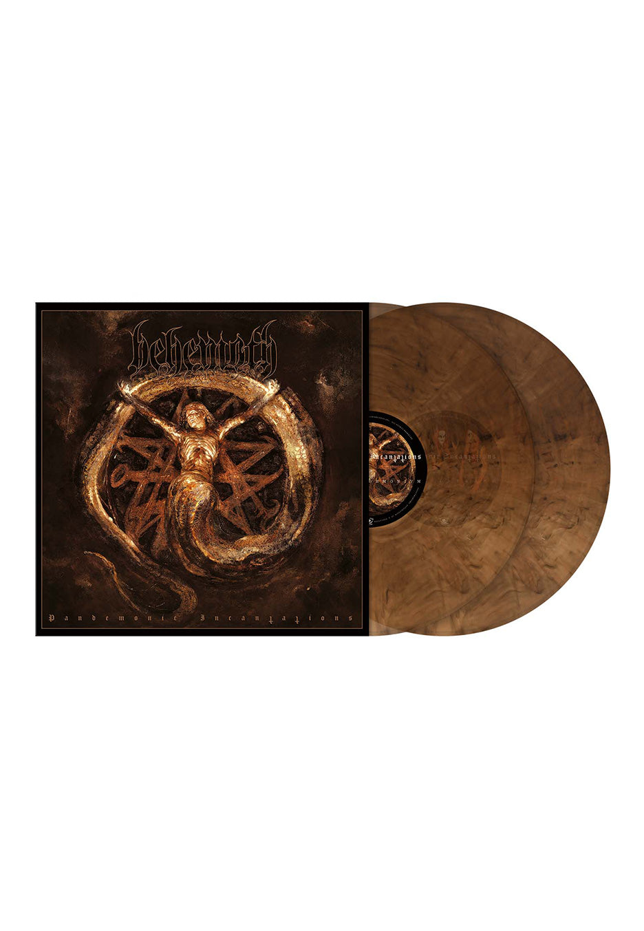 Behemoth - Pandemonic Incantations Ltd. Transparent Beige/Brown - Marbled 2 Vinyl | Neutral-Image