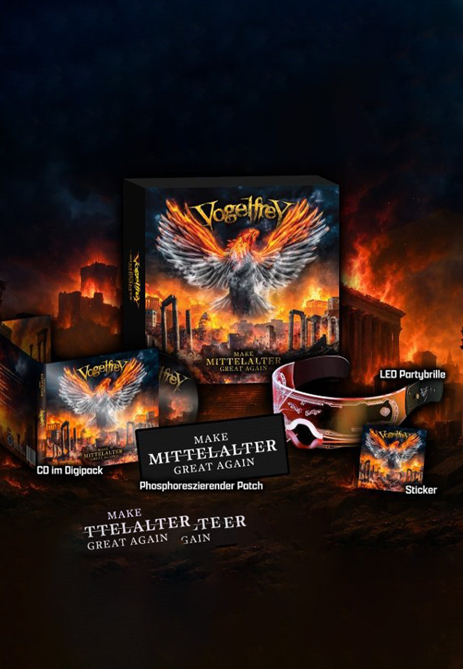 Vogelfrey - Make Mittelalter Great Again - CD Fanbox | Neutral-Image