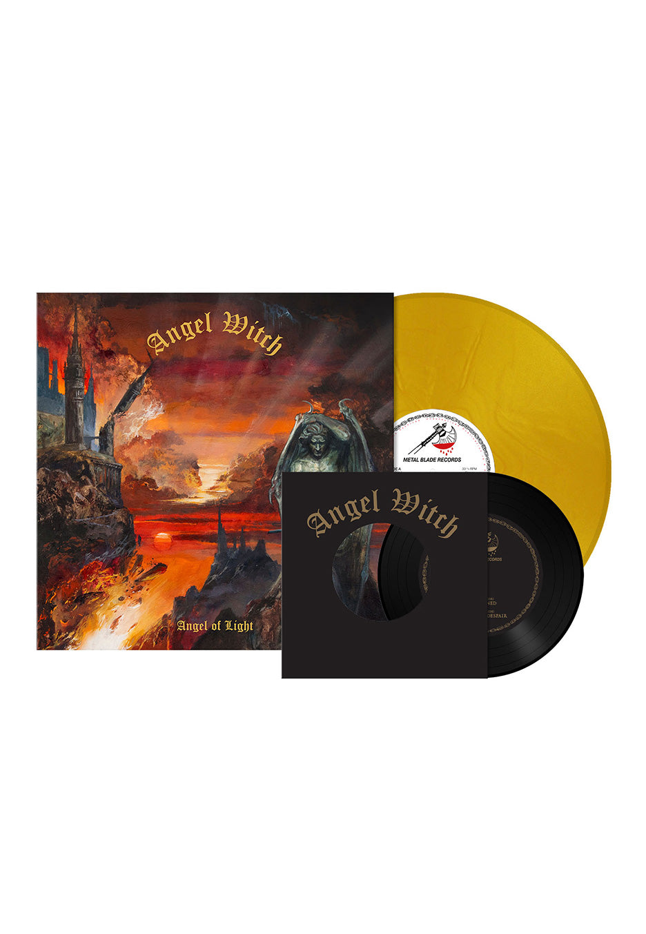 Angel Witch - Angel Of Light (2025 Tour Edition) Ltd. Gold Metallic - Colored Vinyl + 7 Inch | Neutral-Image