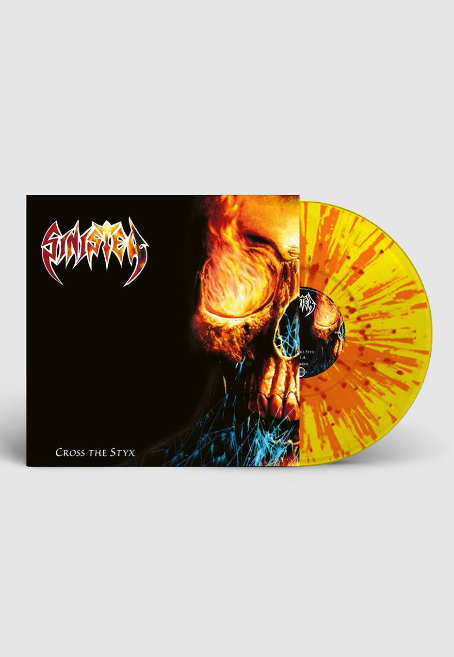 Sinister - Cross The Styx Ltd. Yellow w/ Orange/Red - Splattered Vinyl | Neutral-Image